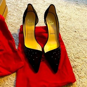 Black Sequence heels